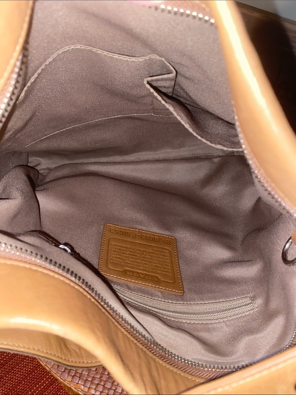 Coach Signature Wave Duffle patchwork hobo shoulder arm bag (2006) - Picture 9 of 11